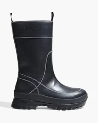 Stella McCartney Faux leather rain boots - Black Black