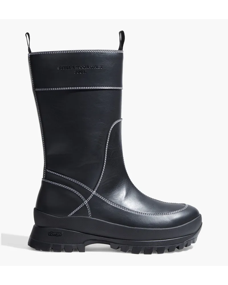 Stella McCartney Faux leather rain boots - Black Black