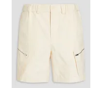Brasol cotton-canvas cargo pants - White