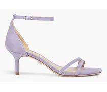 Peonie suede sandals - Purple