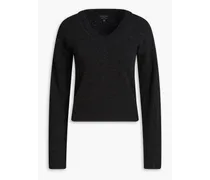 Pierce mélange ribbed cashmere sweater - Gray