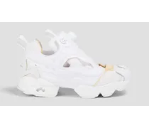 Reebok - Maison Margiela Project 0 Memory Of leather and mesh sneakers - White