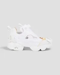 Reebok Reebok - Maison Margiela Project 0 Memory Of leather and mesh sneakers - White White