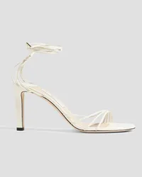 Jimmy Choo Antia 85 leather sandals - White White