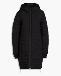 Y-3 Quilted shell hooded coat - Black Black