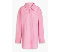 Jersey shirt jacket - Pink