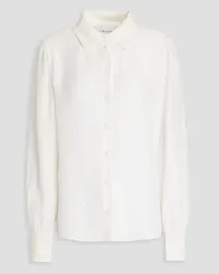 Frame Denim Silk-satin shirt - White White