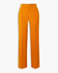 Petar Petrov Gilmar pleated woven straight-leg pants - Orange Orange