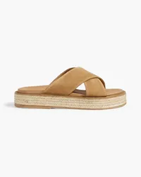 Iris & Ink Helena suede espadrille sandals - Neutral Neutral