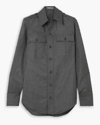 Stella McCartney Wool-flannel shirt - Gray Gray