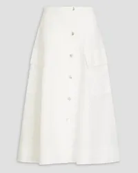 Vince Canvas midi skirt - White White