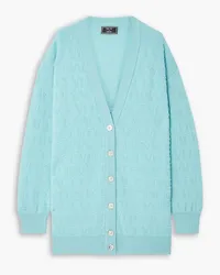 Versace Dua Lipa wool-jacquard cardigan - Blue Blue