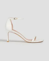 Stuart Weitzman Amelina leather sandals - White White