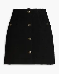 Sandro Bouclé-tweed mini skirt - Black Black