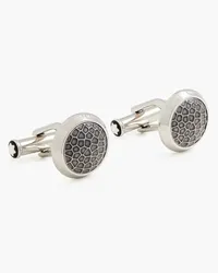 Montblanc Silver-tone cufflinks - Metallic Metallic