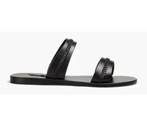 Melisa leather sandals - Black
