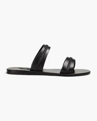 Ancient Greek Sandals Melisa leather sandals - Black Black