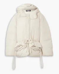 Jacquemus La Doudoune Capullo oversized shell hooded jacket - Neutral Neutral