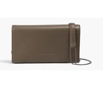 Leather clutch - Neutral