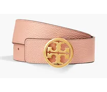 Leather belt - Pink