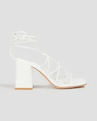 Gianvito Rossi Mina leather sandals - White White