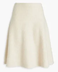 Vince Mélange wool and cashmere-blend skirt - Neutral Neutral