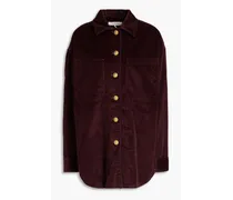 Lory cotton-blend corduroy shirt - Purple