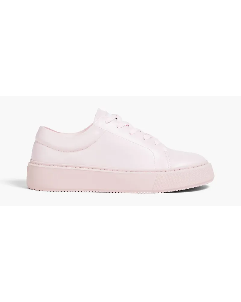 Ganni Faux leather sneakers - Pink Pink