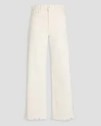 WANDLER Magnolia high-rise wide-leg jeans - White White