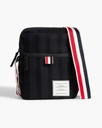 Thom Browne Brushed felt messenger bag - Black - OneSize Black