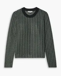 J.W.Anderson Metallic houndstooth jacquard-knit sweater - Green Green