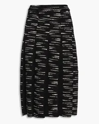 Joseph Space-dyed wool-blend midi skirt - Black Black