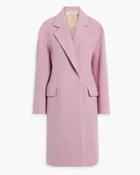 Another Tomorrow Brushed wool-blend felt coat - Purple Purple