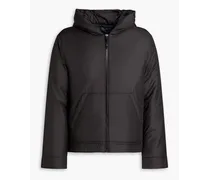 Padded shell hooded jacket - Black