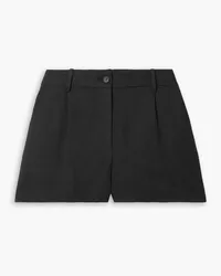 Nili Lotan Beatrice linen and silk-blend shorts - Black Black