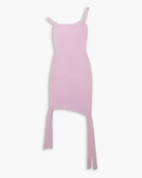 J.W.Anderson One-shoulder jersey mini dress - Purple Purple