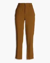 Gentryportofino Twill tapered pants - Brown Brown