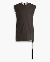 Rick Owens Cotton vest - Brown Brown