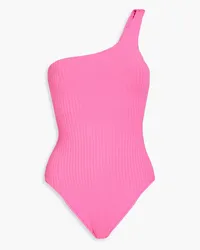 Melissa Odabash Palermo one-shoulder ribbed swimsuit - Pink Pink