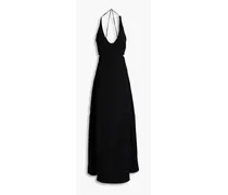 Cutout cady maxi dress - Black