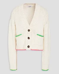 RE/DONE 90s embroidered cotton cardigan - White White