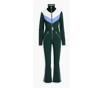 Avorias 1800 striped ski suit - Green