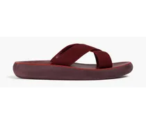 Thais Comfort webbing sandals - Burgundy