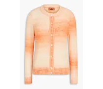 Dégradé knitted cardigan - Orange