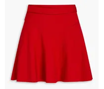 Crepe mini skirt - Red