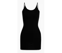 Jersey mini dress - Black