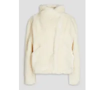 Faux fur jacket - White