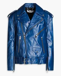 J.W.Anderson Leather biker jacket - Blue Blue