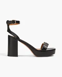 ATP Atelier Concesio leather platform sandals - Black Black