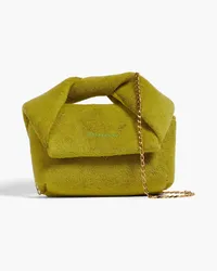 J.W.Anderson Nano Twister terry shoulder bag - Green Green